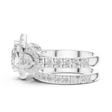 Gold Ring DDLR-298, White Gold, view 3