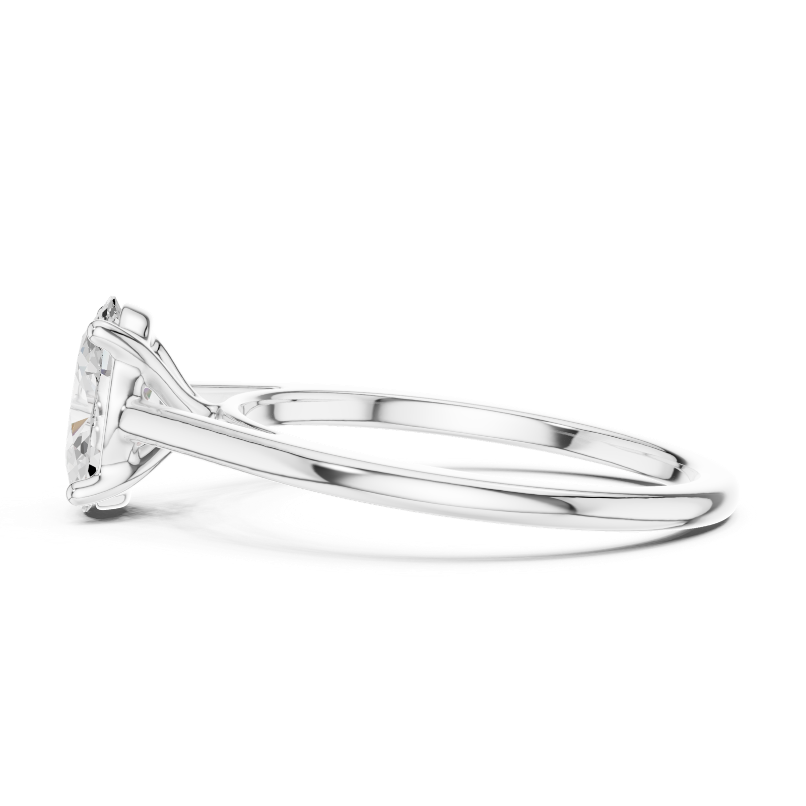 Gold Ring SBWR(19), White Gold, view 3