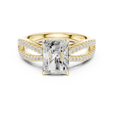 Gold Ring DDLR-733, Yellow Gold, view 4