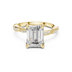 Gold Ring DDLR-963, Yellow Gold, view 4