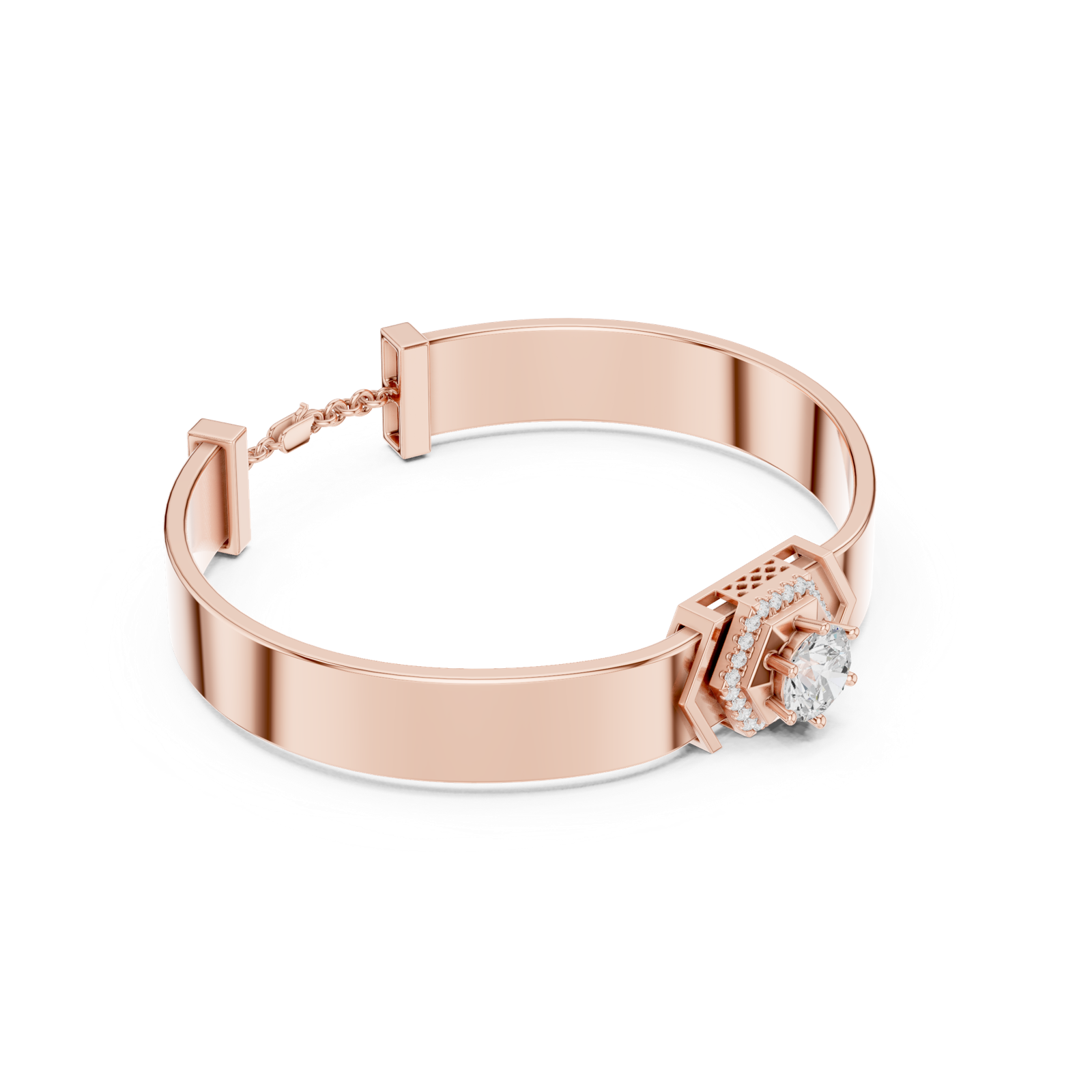Gold Bracelet SBMB (6), Rose Gold, view 1