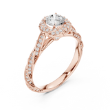 Gold Ring LR-0260, Rose Gold, view 2