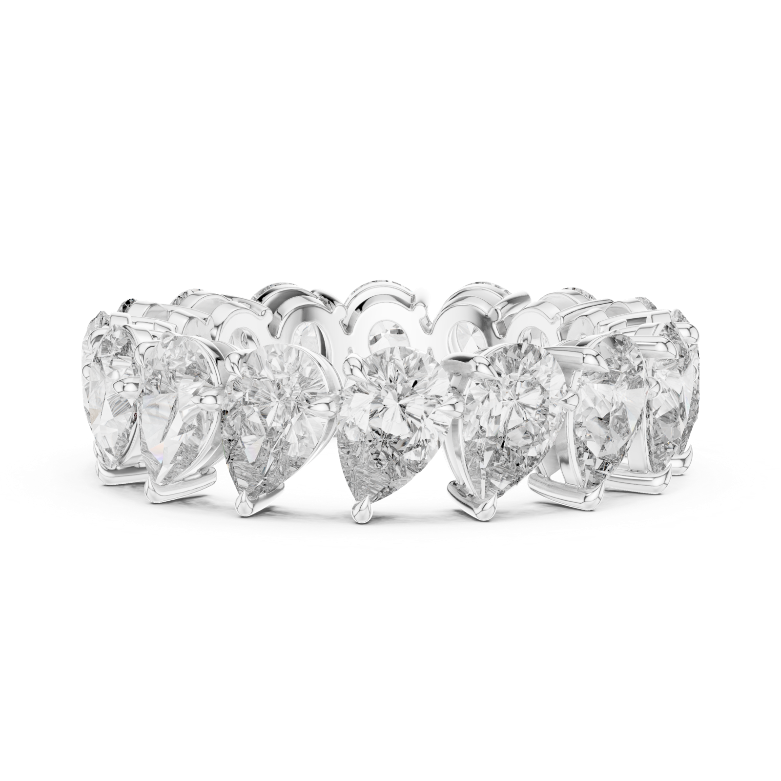 Gold Ring DDLR-220, White Gold, view 3