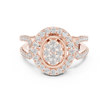Gold Ring DDLR-462, Rose Gold