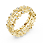 Gold Ring R29, Yellow Gold, view 2