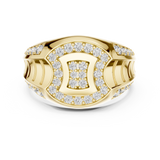 Gold Ring LR-01 (36), Yellow Gold, view 4