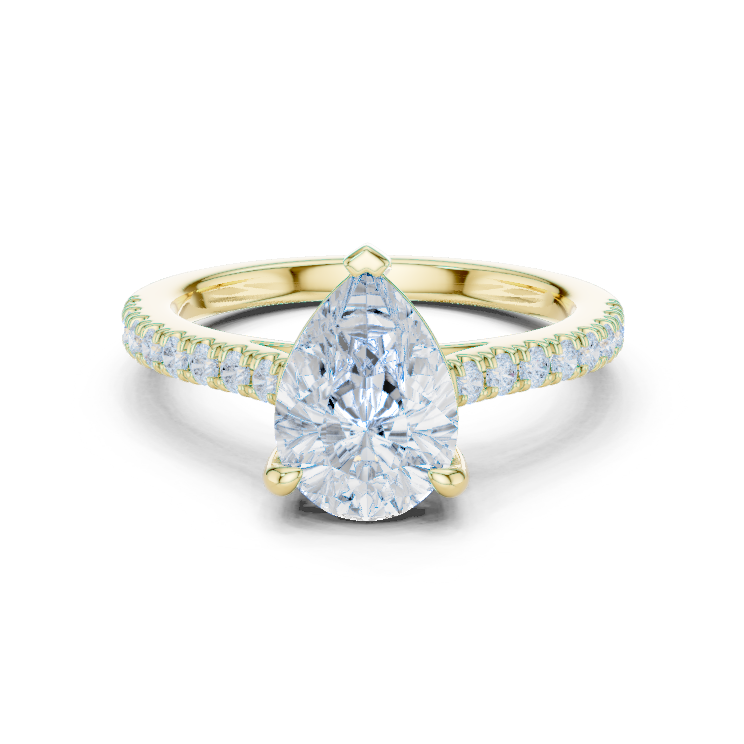 Gold Ring DDLR-915, Yellow Gold