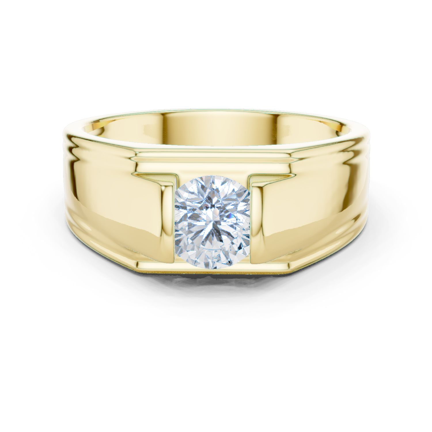 Gold Men's Ring GGR-0026, Yellow Gold