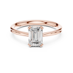 Gold Ring DDLR-802, Rose Gold, view 4