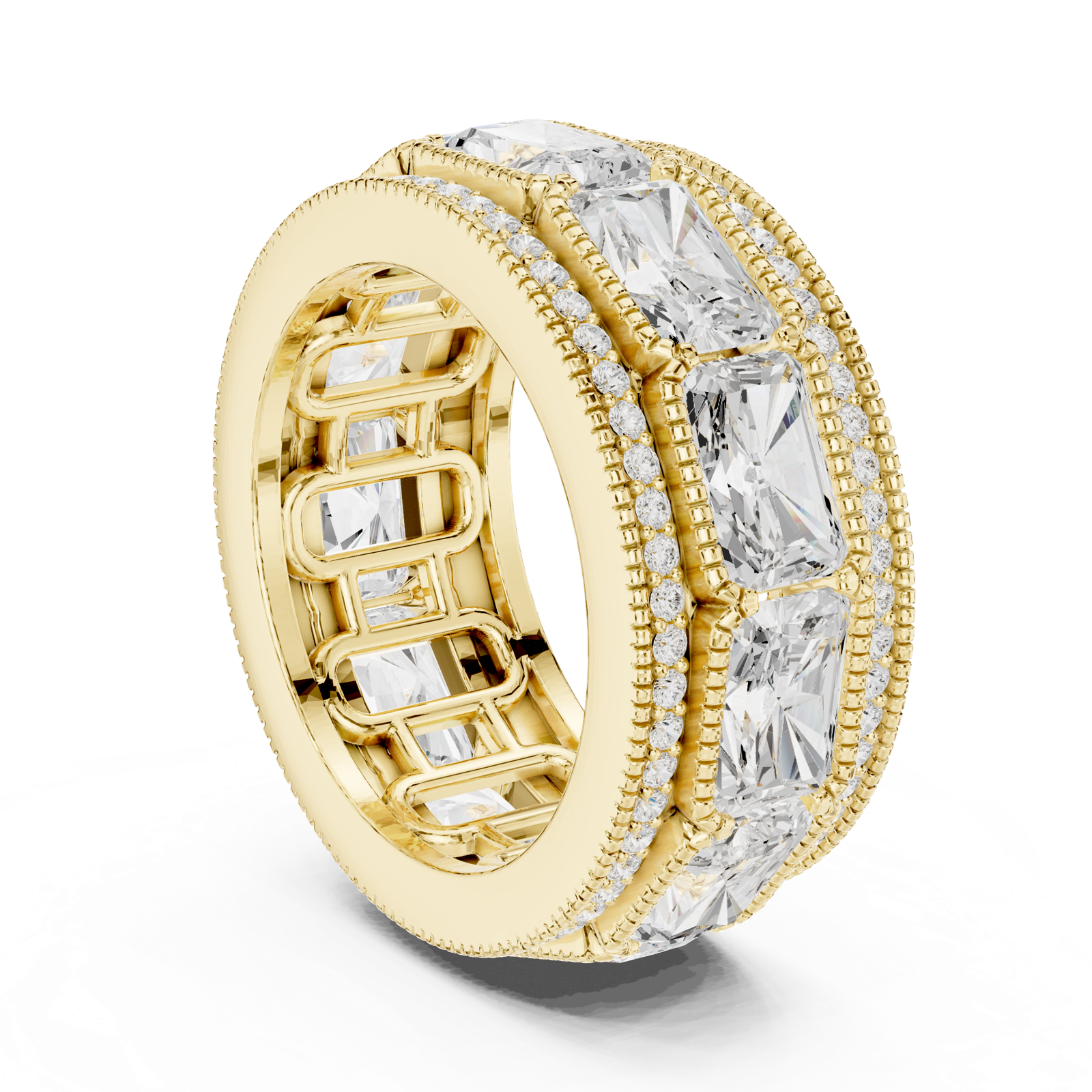 Gold Ring DDLR-308, Yellow Gold, view 1