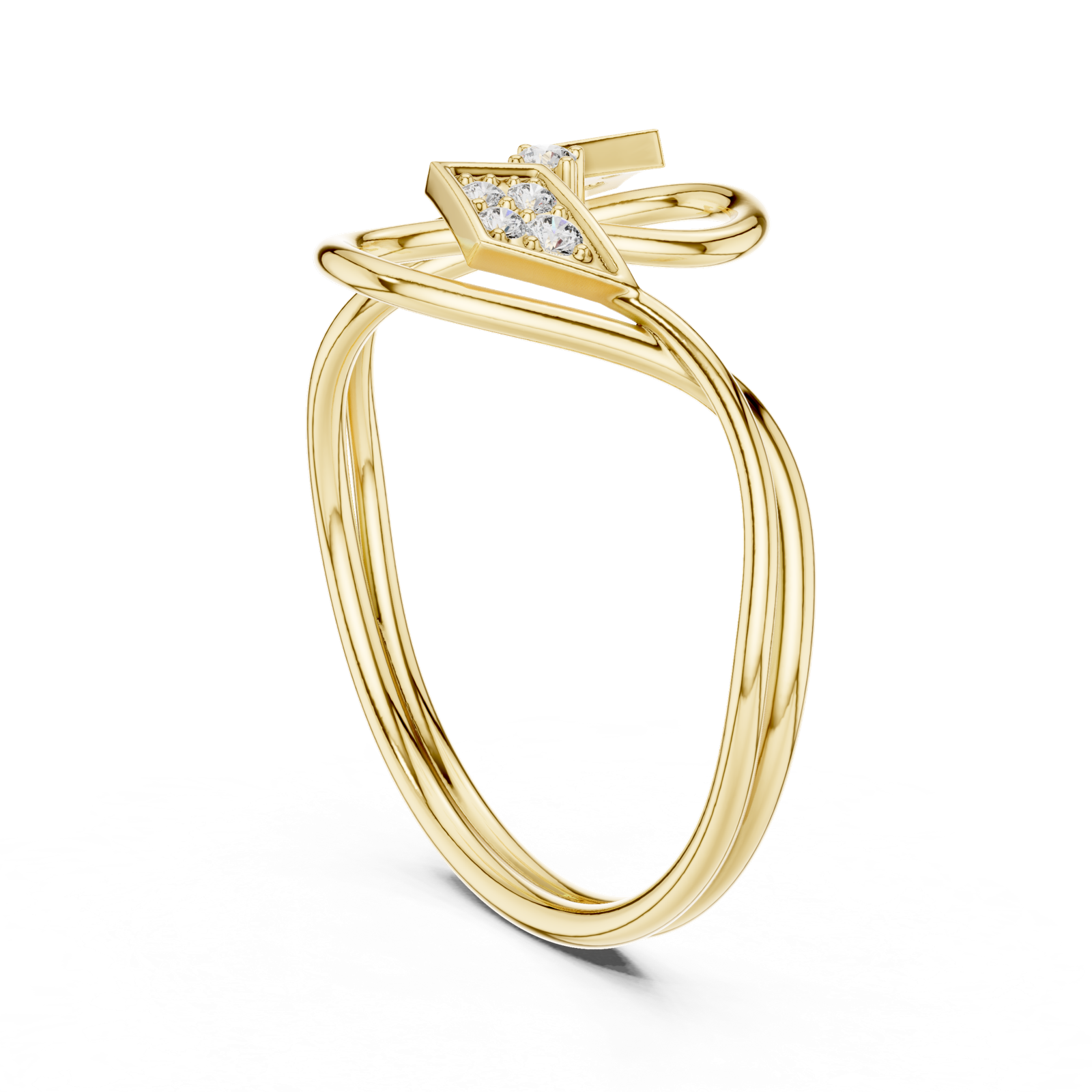 Gold Ring 1 (223), Yellow Gold, view 1