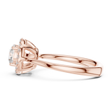 Gold Ring DDLR-652, Rose Gold, view 3