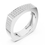 Gold Ring SBMR(36), White Gold, view 2