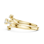 Gold Ring DDLR-843, Yellow Gold, view 3