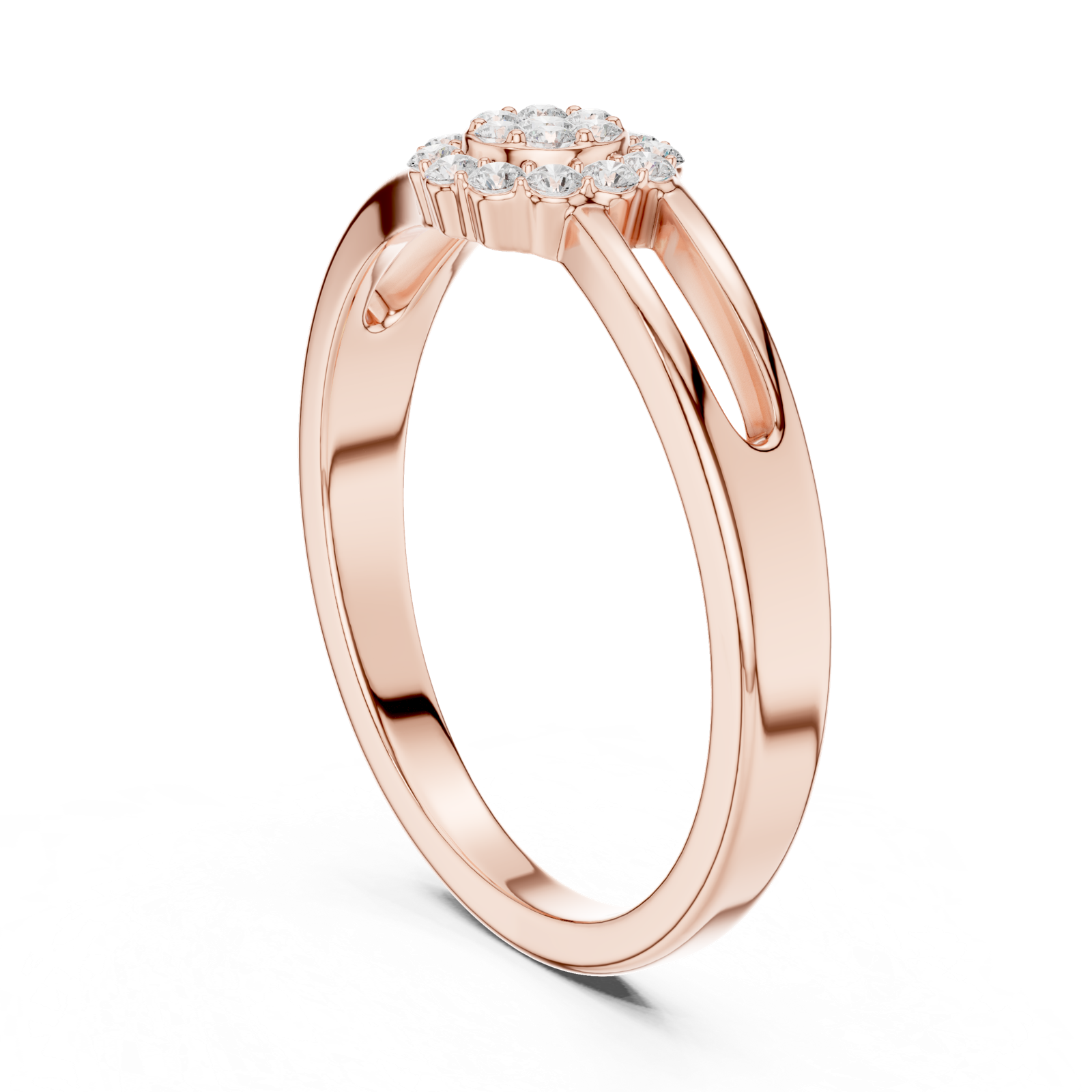 Gold Ring SBWR(43), Rose Gold, view 1