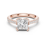 Gold Ring DDLR-735, Rose Gold