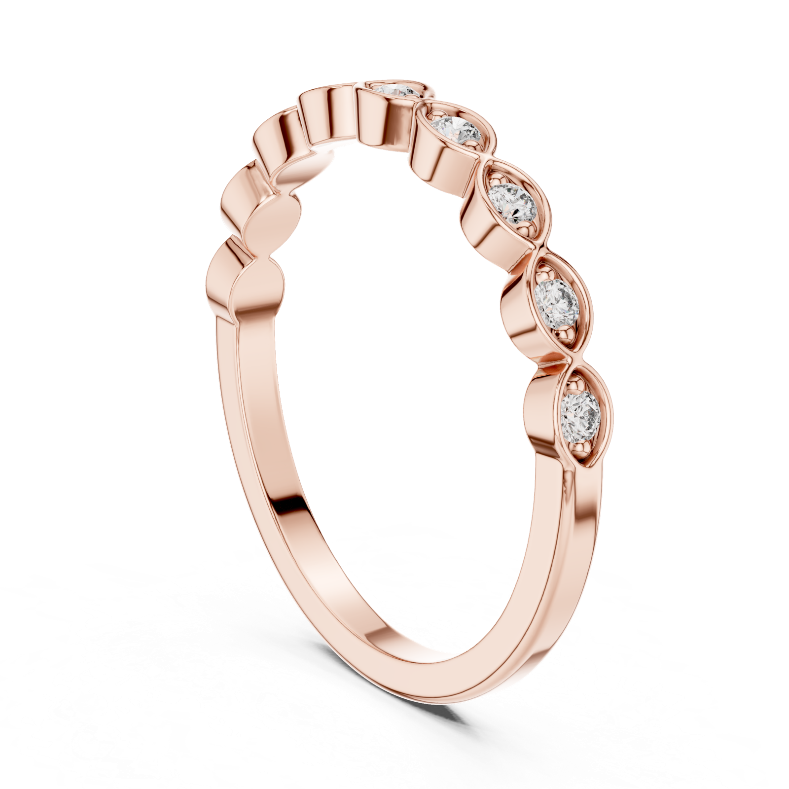 Gold Ring L28-24, Rose Gold
