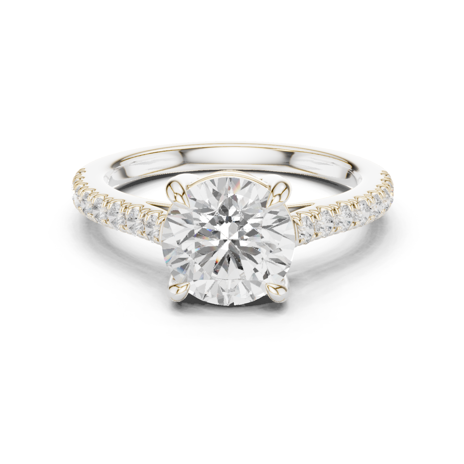 Gold Ring DDLR-882, White Gold