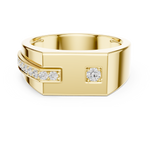 Gold Ring SBMR(4), Yellow Gold, view 4