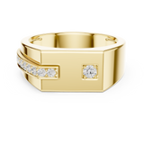 Gold Ring SBMR(4), Yellow Gold, view 4