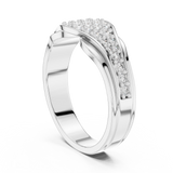 Gold Ring L03-1244, White Gold