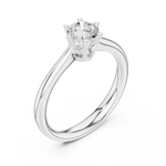 Gold Ring DDLR-560, White Gold, view 2
