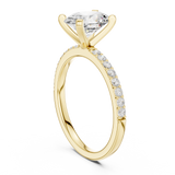 Gold Ring DDLR-888, Yellow Gold, view 1