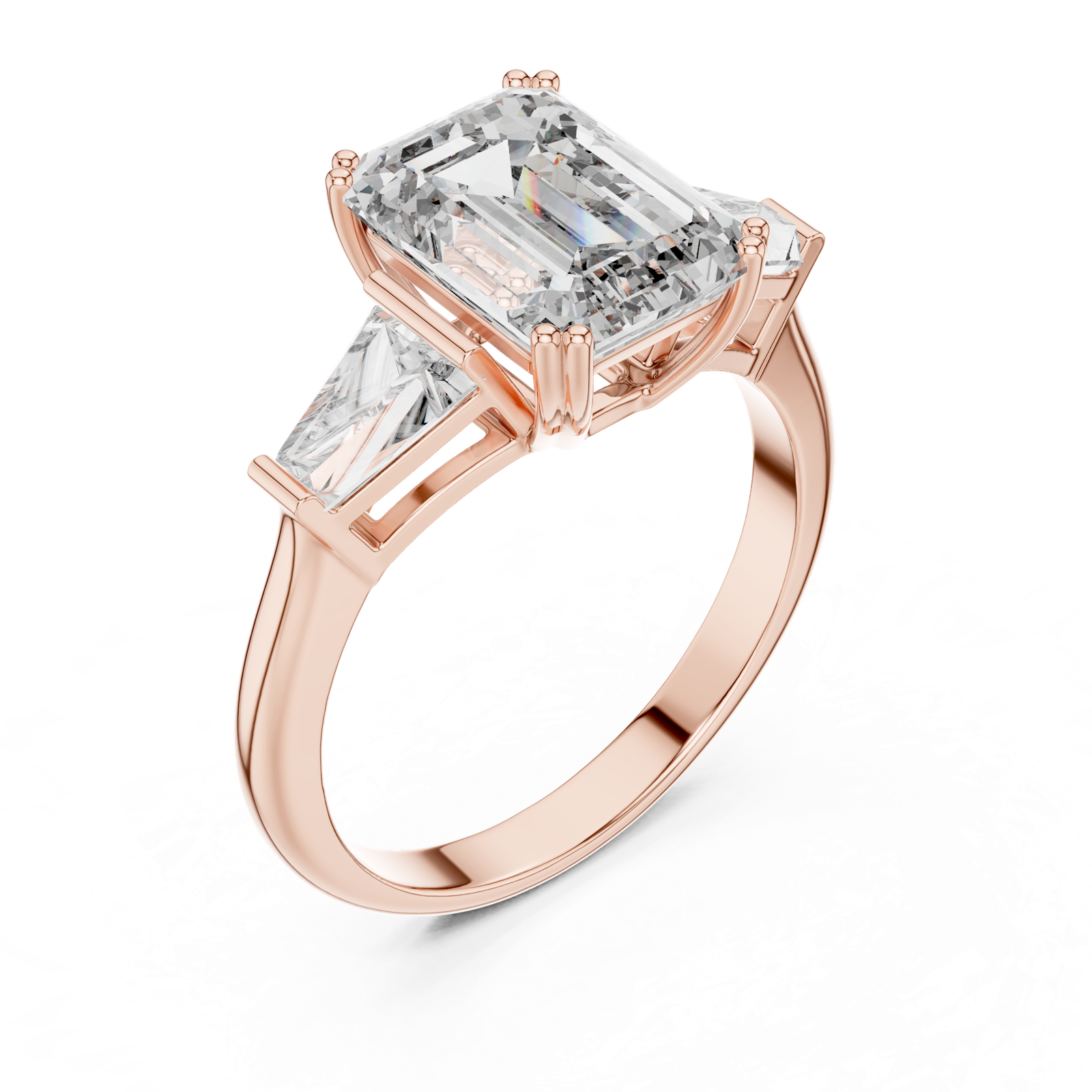 Gold Ring LR-0047, Rose Gold, view 2
