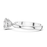 Gold Ring LR-0010, White Gold, view 3