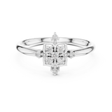 Gold Ring 1 (369), White Gold, view 4