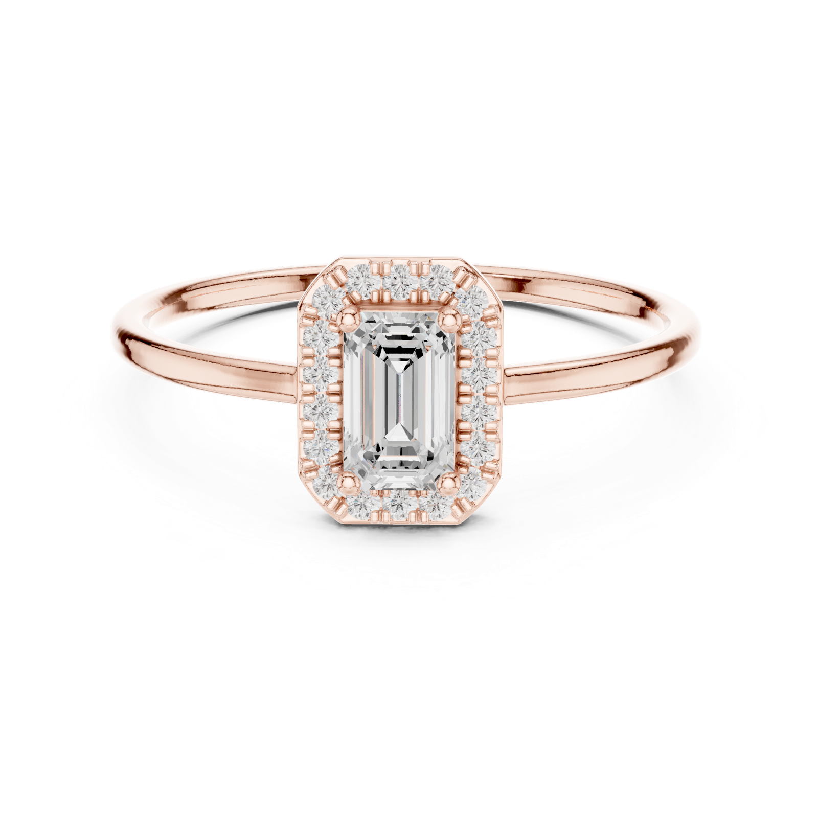 Gold Ring Ledis Ring, Rose Gold, view 4