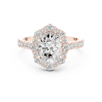 Gold Ring DDLR-351, Rose Gold, view 4