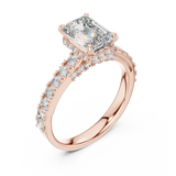 Gold Ring LR-0172, Rose Gold, view 2