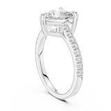 Gold Ring DDLR-878, White Gold, view 1