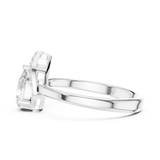 Gold Ring DDLR-511, White Gold, view 3