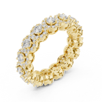 Gold Ring DDLR-307, Yellow Gold, view 2