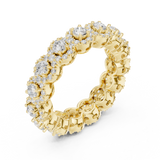 Gold Ring DDLR-307, Yellow Gold, view 2