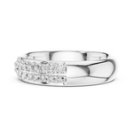 Gold Ring L03-549, White Gold, view 3