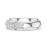 Gold Ring L03-549, White Gold, view 3