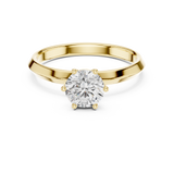 Gold Ring DDLR-766, Yellow Gold, view 4