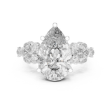 Gold Pendant 9-10024L_37, White Gold