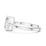 Gold Ring DDLR-482, White Gold, view 3