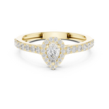 Gold Ring JLR-102, Yellow Gold, view 4