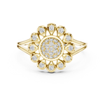 Gold Ring DR-6295, Yellow Gold