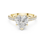 Gold Ring DDLR-258, Yellow Gold, view 4