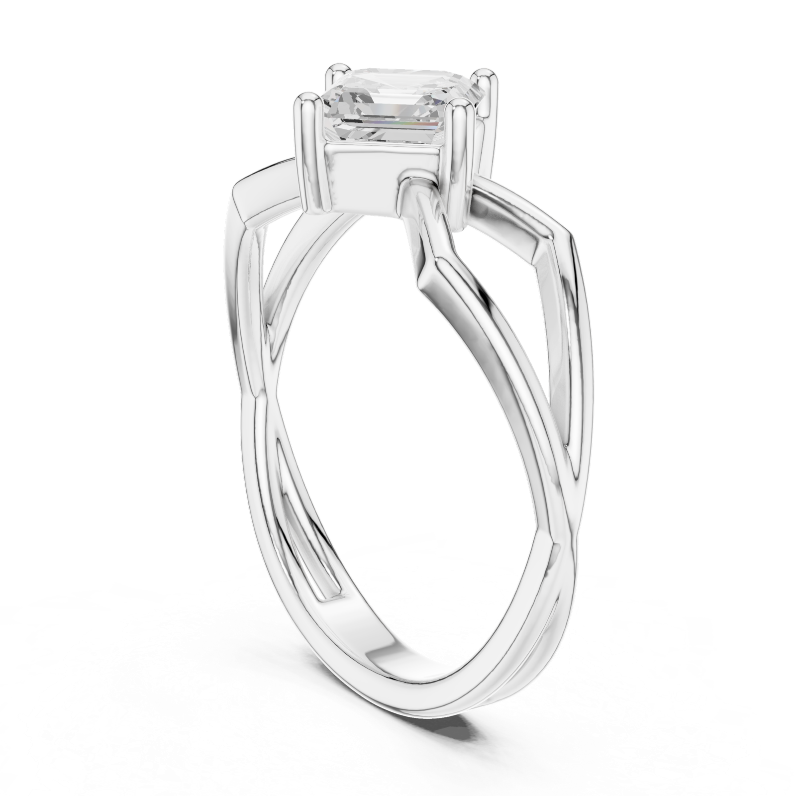 Gold Ring DDLR-522, White Gold