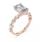 Gold Pendant 9-10014L_04, Rose Gold, view 2