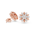 Gold Earrings AER-102, Rose Gold