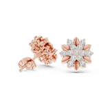 Gold Earrings AER-102, Rose Gold