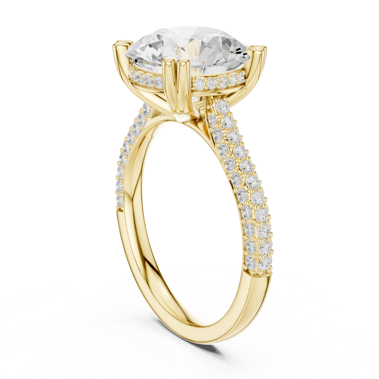 Gold Ring DDLR-960, Yellow Gold